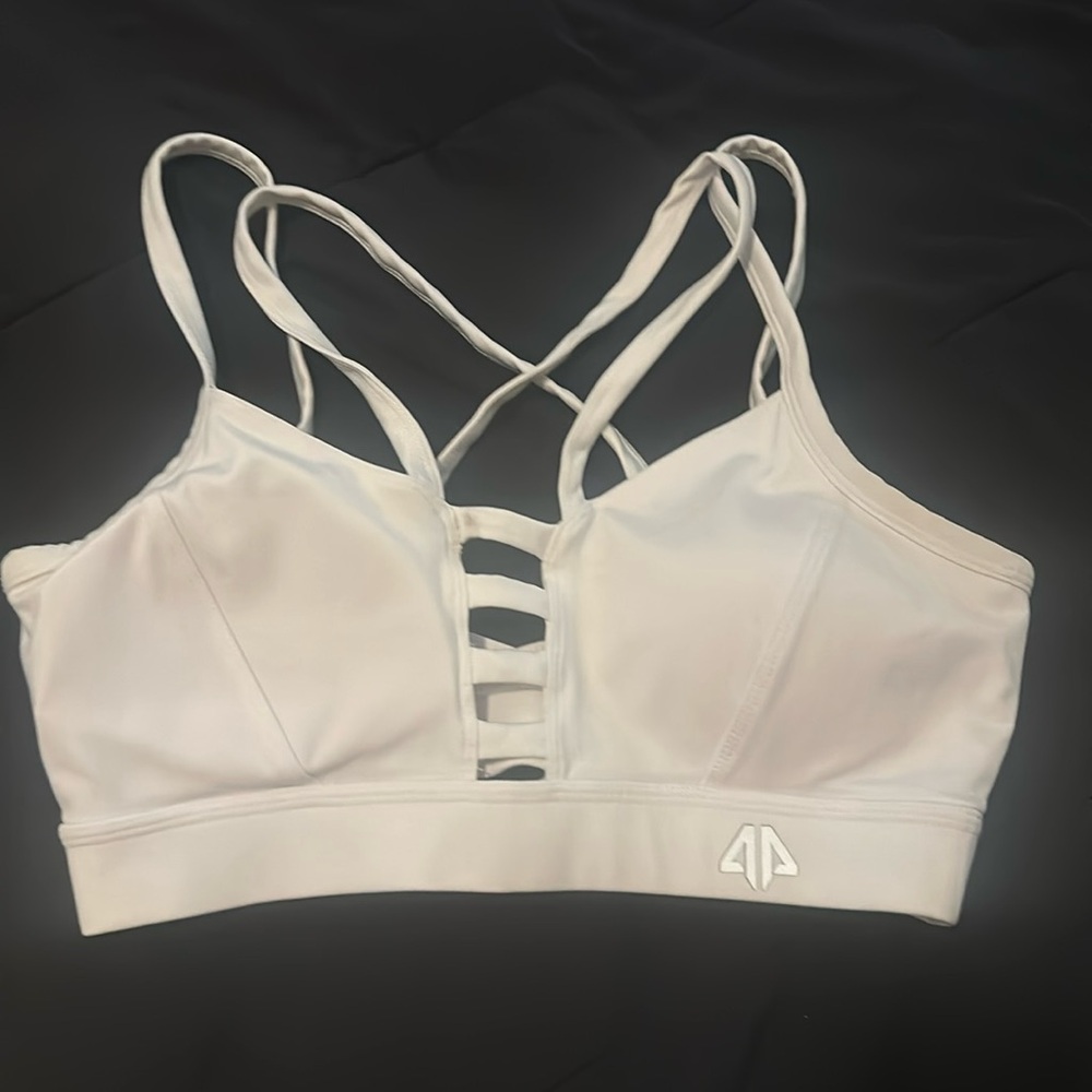 Alpha Prime White sports bra